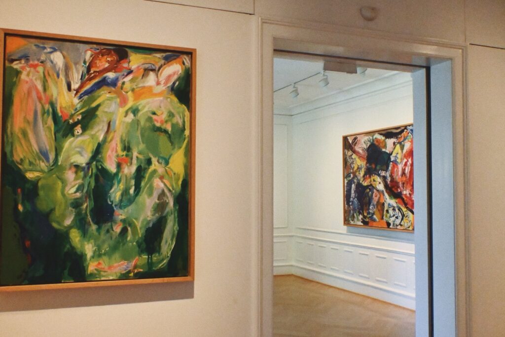 ルイジアナ現代美術館の説明写真